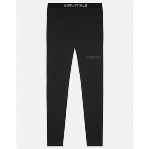 Fear Of God Essentials Black Leggings Black - Med